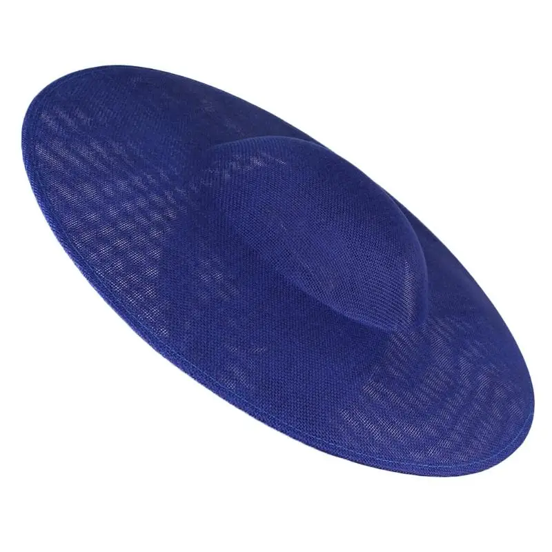 R7UF Super Big 40cm Fascinator Hat Base Lady's Headpiece Support Bottom for Formal Event Professional Millinery Cap Making
