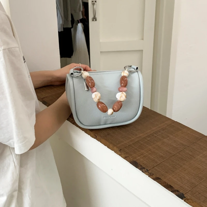 

Simple Fashion PU Solid Color Shoulder Bags 2025 Brand Sense of Luxury Niche Bags for Women Commute Trendy Women's Handbags