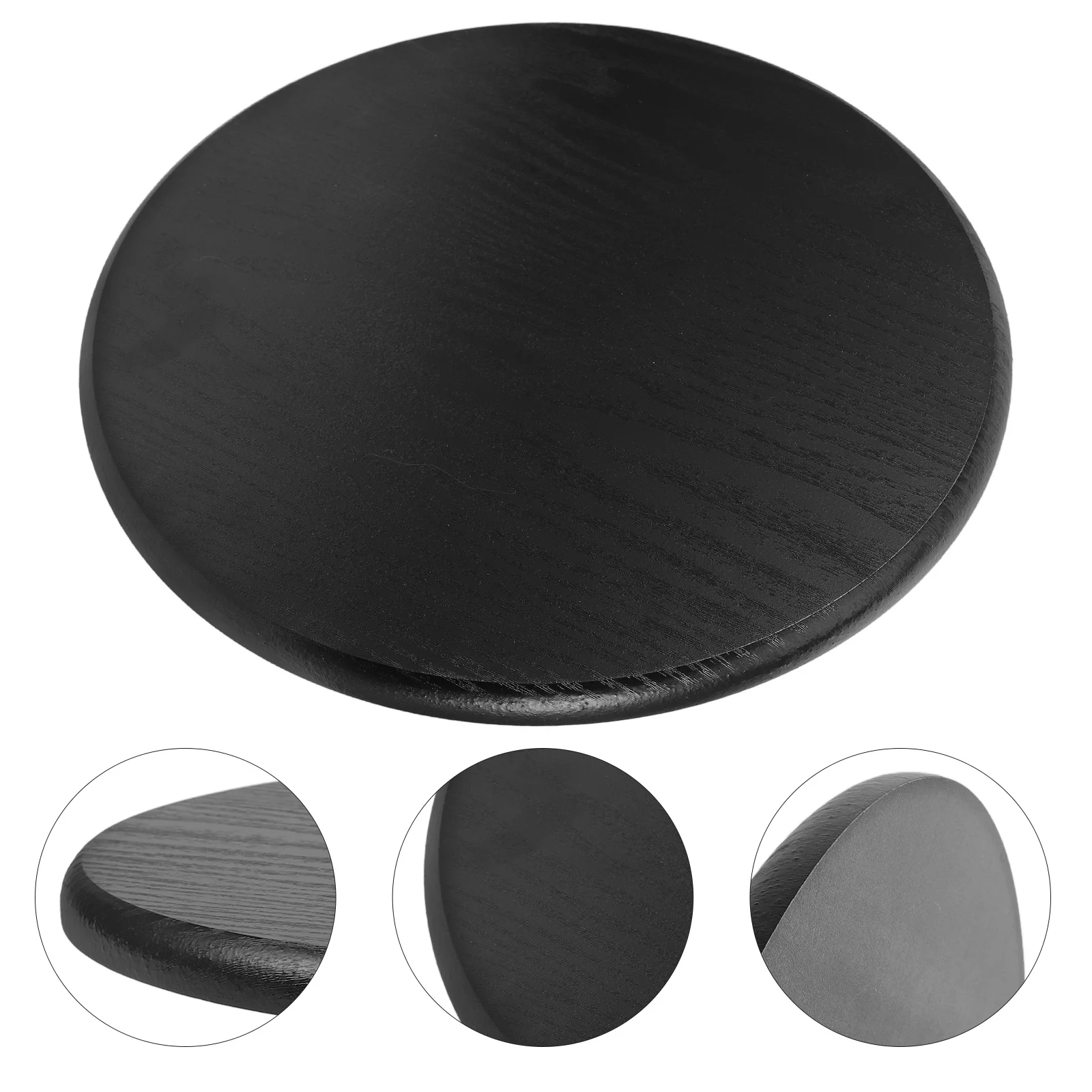 Round Stool Seat Replacement Solid Wood Sturdy Wood Seating Part for Bar Stool Home Office Canteen Stylish Replacement