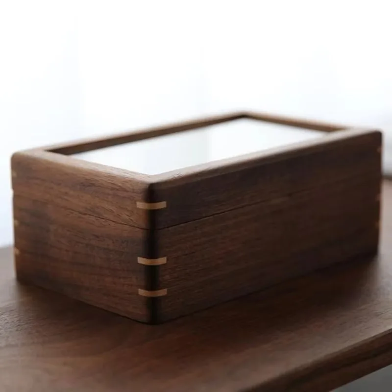 3 Slot Watch Storage Box Wooden Watches Storages Boxes Man Luxury Wrist Watch Organizer Case Personalized Watches Collection Box