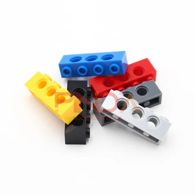 30PCS 1x4 with Hole MOC Technology Brick Robot Mechine Building Blocks DIY Parts Accessories Compatible with 3701