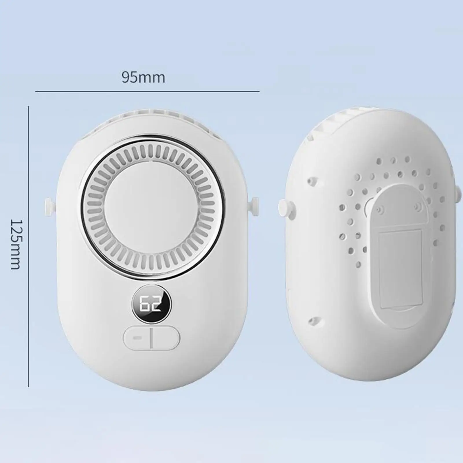 مروحة الرقبة الشخصية الصامتة المحمولة ، مروحة صامتة لصيد الأسماك ، المنزل ، في الأماكن المغلقة