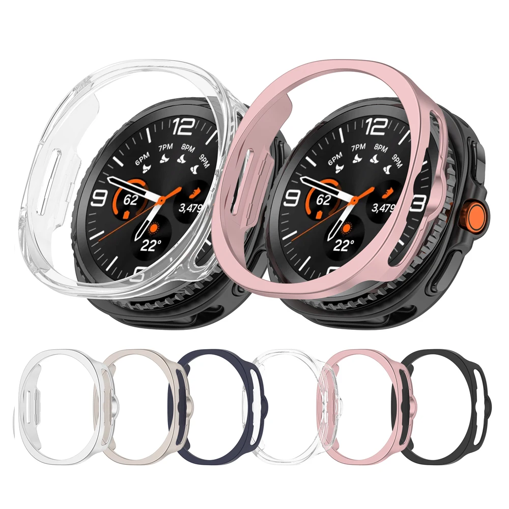 Capa protetora para samsung galaxy watch 8 clássico rígido pc pára-choques sem filme de tela para galaxy watch 8 40mm 44mm capa acessórios