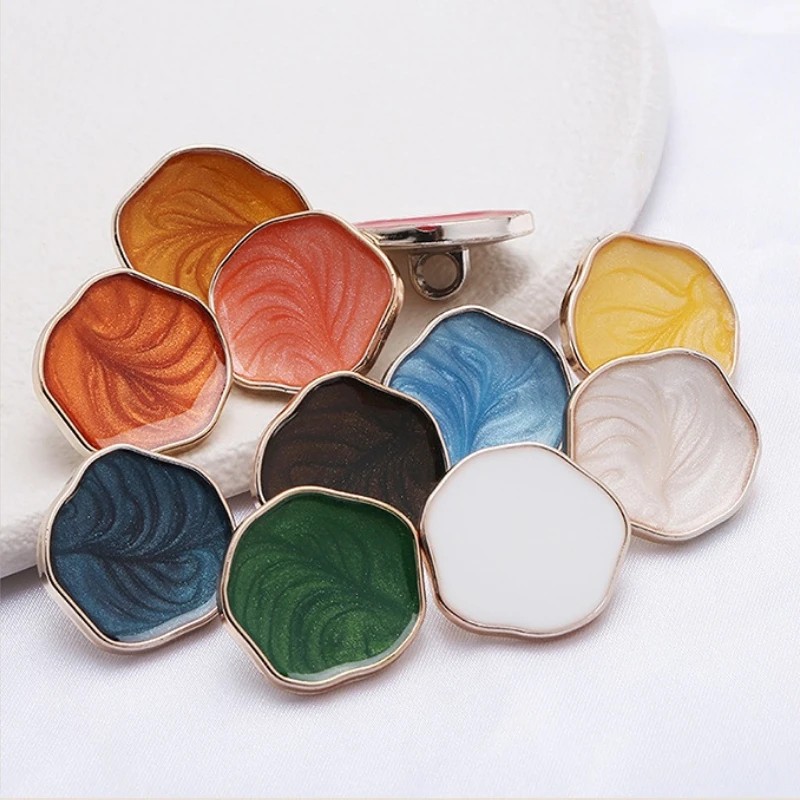 21/25/30mm Colorful Plastic Large Sewing Buttons for Women Clothes Wedding Dress Shirt Blouse Coat Windbreaker Sweater Decor