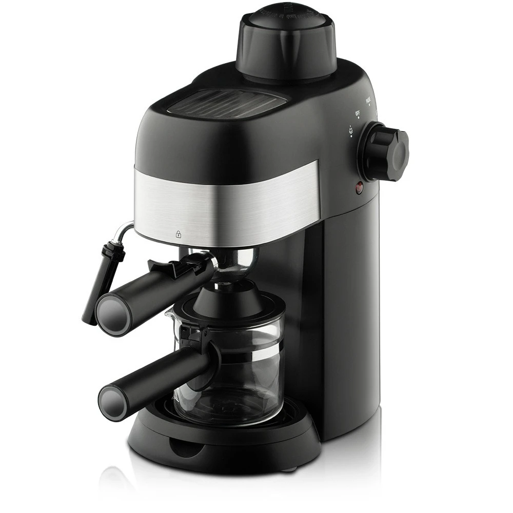 Small half-dozen milk frothing office automatic high-pressure steam coffee machine for home use
