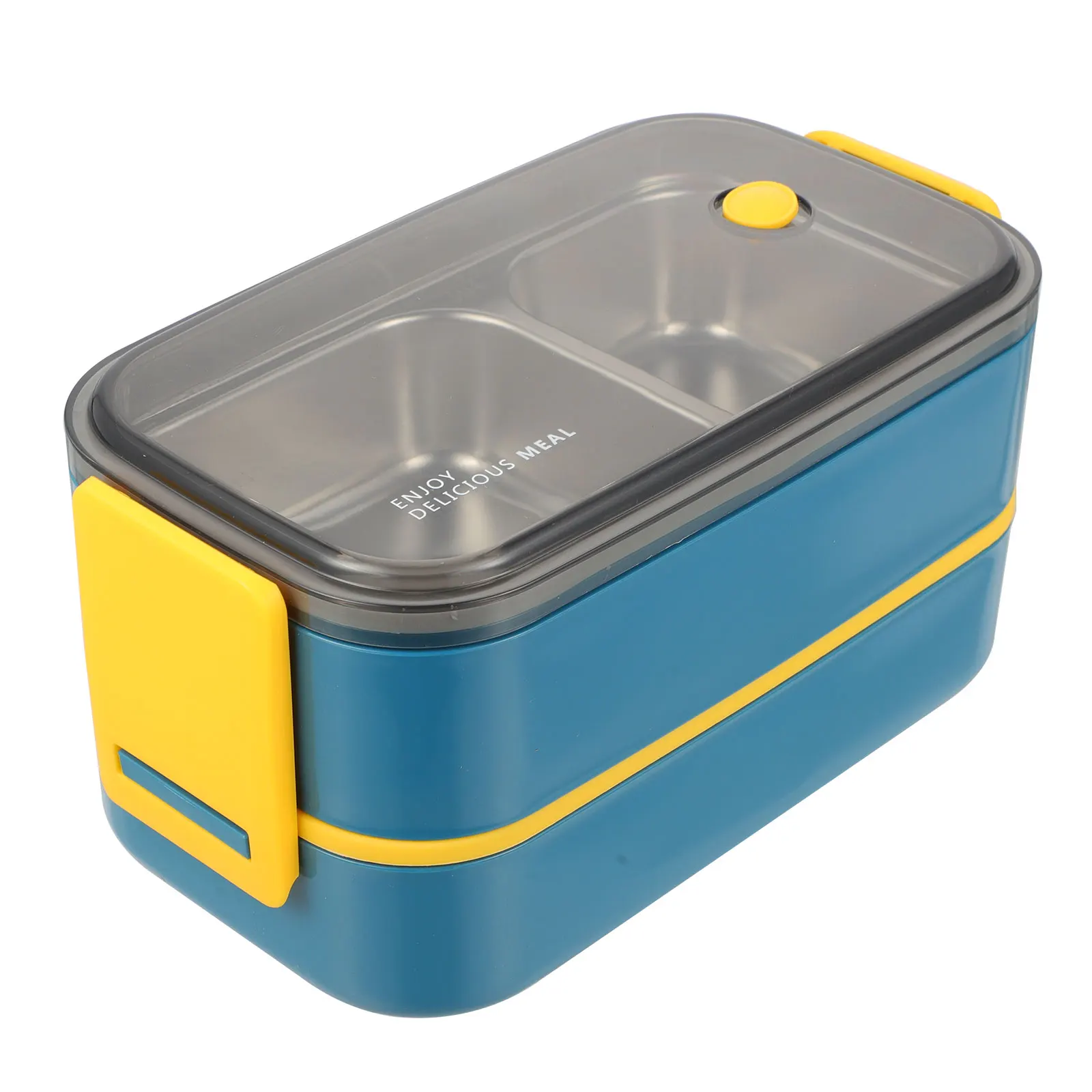 

Double Layer Lunch Box Stainless Steel Nordic Style Premium Food Container Portable Worker Meal Box Food Container