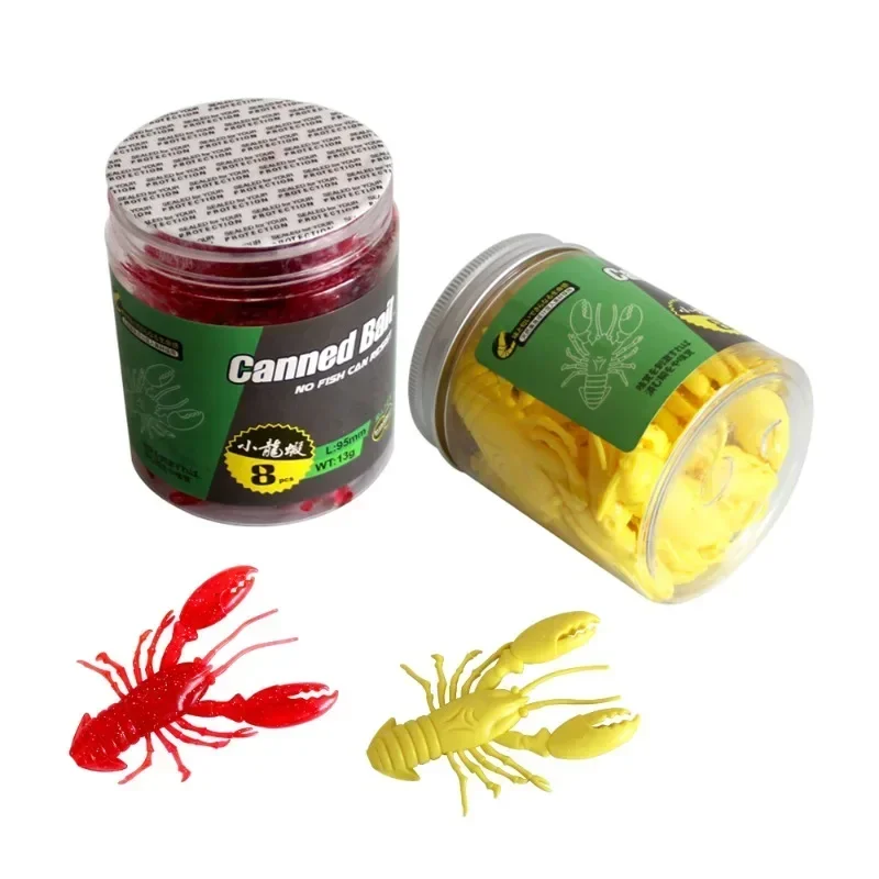 Fishing Lure Crayfish Soft Bait 95mm13g Artificial Silicone Imitation Shrimp Add Shrimp Flavor Carp Fishing Pesca