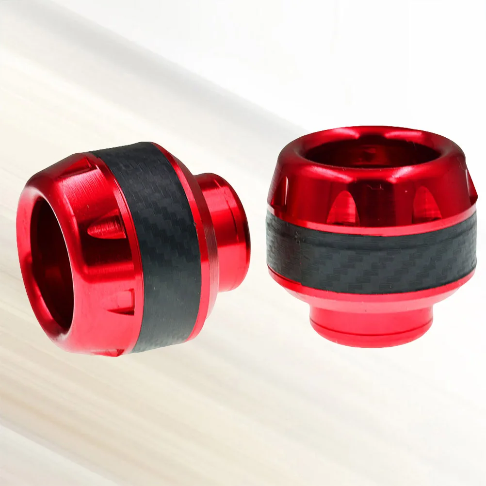 

1Pair Motorcycle Front Fork Cup Aluminum Alloy Red Crash Sliders High Hardness Wheel Protector Oxidation for Motorcycle Electric