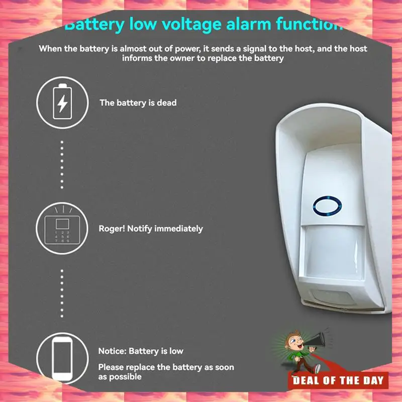 24-Hour Delivery 2X 433Mhz Wireless PIR Motion Sensor Alarm Animal Immune Infrared Detector Waterproof Outdoor Infrared Detector