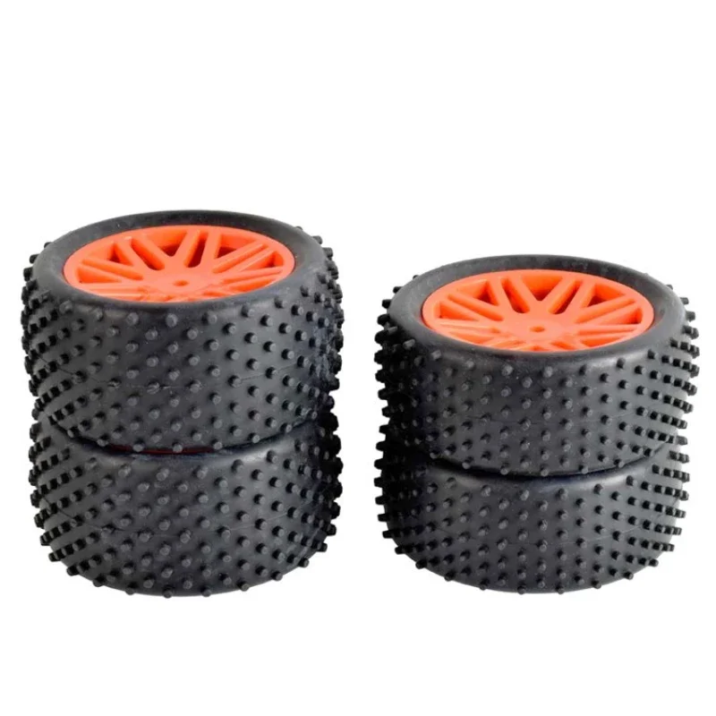 4Pcs 85mm Tires Wheel Tyre for Wltoys 144001 124019 104001 RC Car Upgrade Parts 1/10 1/12 1/14 Scale Off Road Buggy