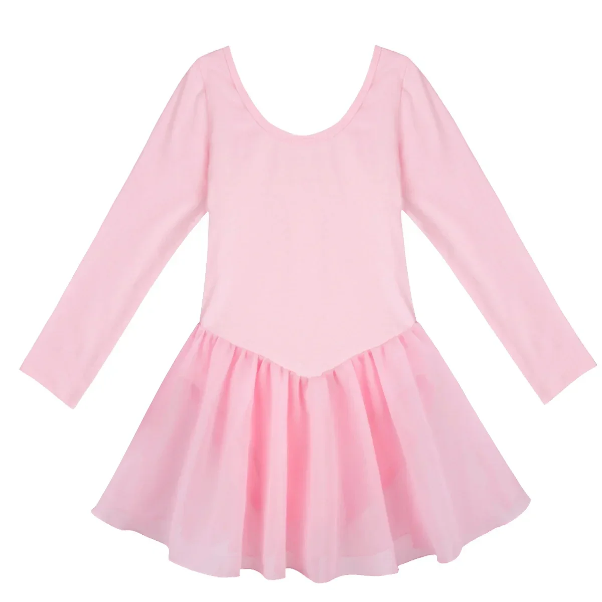 Tutù a maniche lunghe per bambina, body per danza classica, ginnastica, ballerina, performance, abbigliamento da ballo, lezione di balletto, abiti basic