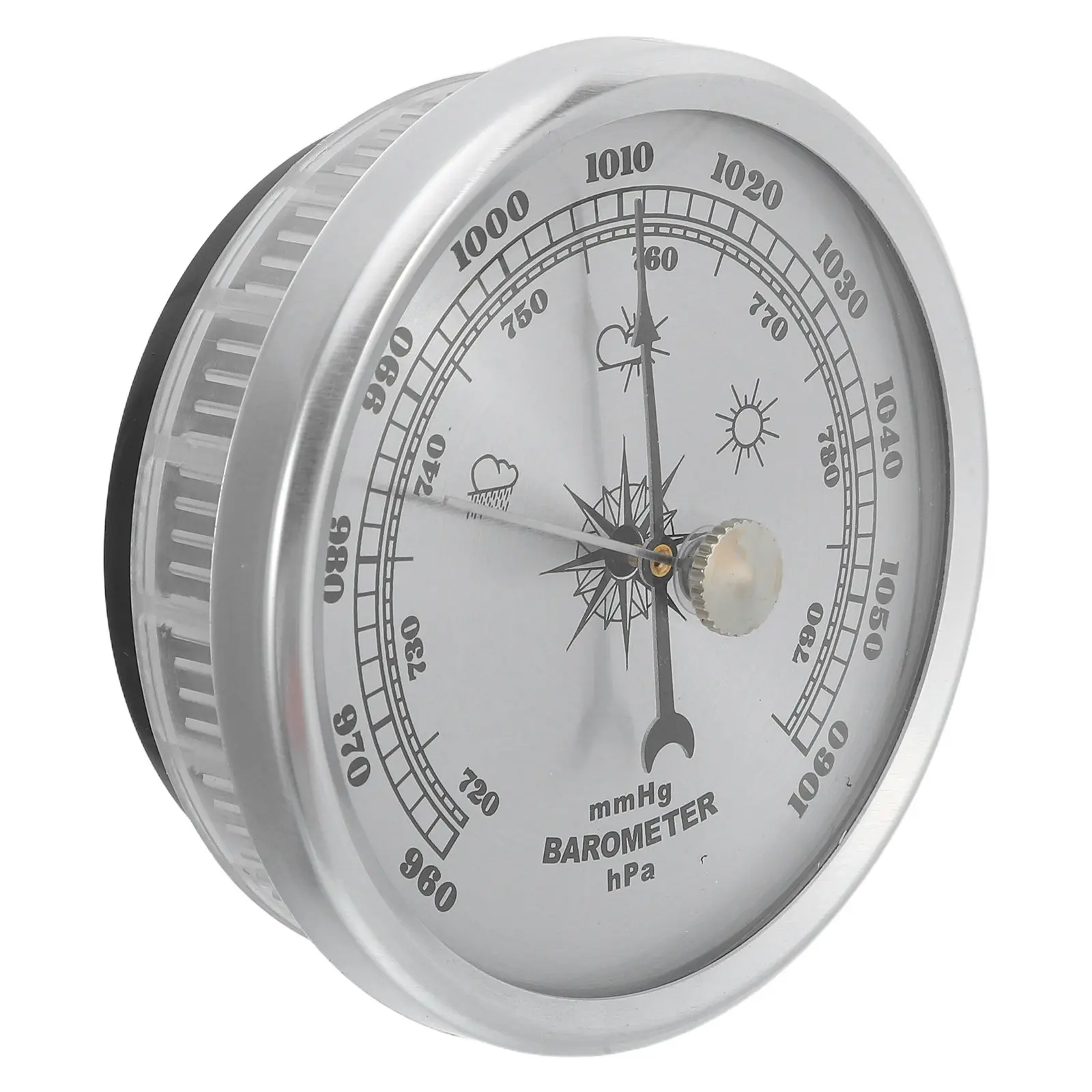 Household Wall Mounted Barometer 72Mm Analog Barometric Pressure Gauge Weather Symbols Indoor Outdoor Weather Station Air