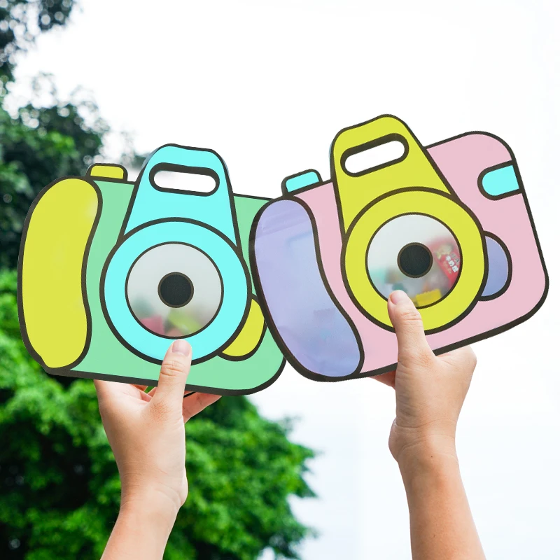 20/50Pcs Camera Pattern Gift Bags for Children's Day Birthday Party Portable Snack Pouches Sealing Pockets Pack of Snacks