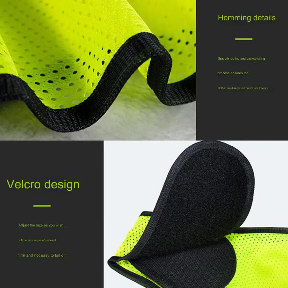 Outdoor Night Riding Running Reflective Vest Safety Security Sports Vest Night Bicycle Cycling Riding Jogging Vest Guiding Light