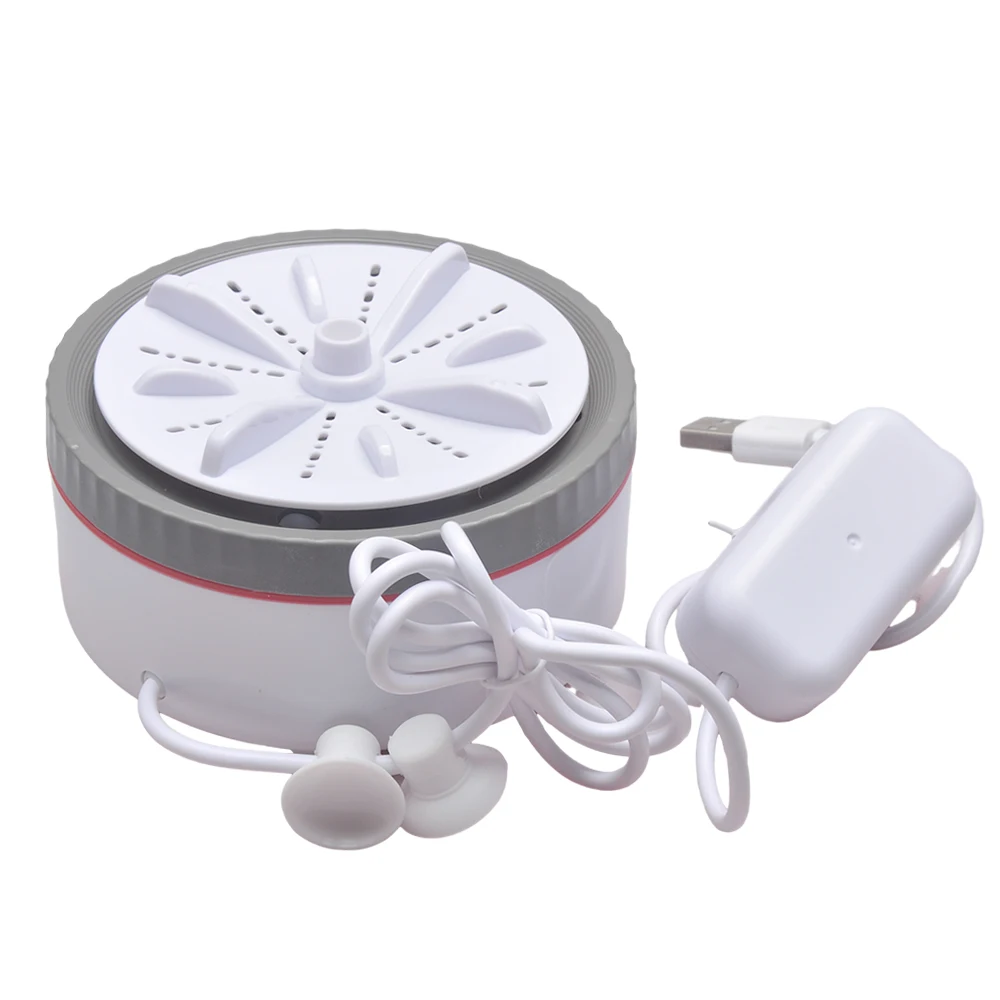 USB obrotowa myjka ultradźwiękowa Turbo zmywarka, przenośna Mini pralka na ubrania, bielizna pralka do podróży