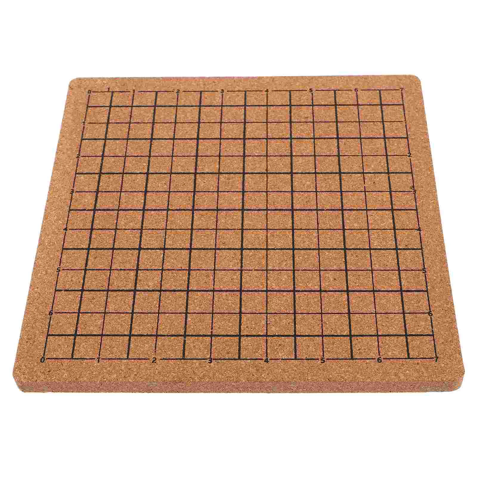 Braided Cork Board Crochet Blocking Macrame Boards Planks Knotting Supplies Wood Corkboard for Woven Lace Braiding Craft Helper