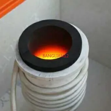Crucible kit, for melting precious metals in gold melting machines, with high temperature resistance of 2000 degrees