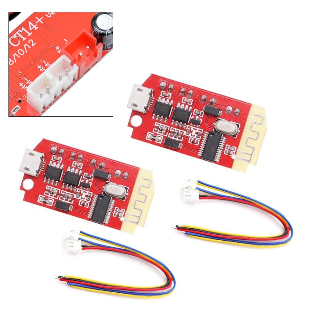 2 قطعة وحدة فك تشفير CT14 2*5 واط CT14 DAC/لوحة مكبر للصوت لتقوم بها بنفسك مجموعة ترقية مكبر الصوت (مع USB) ملحقات المعدات الكهربائية