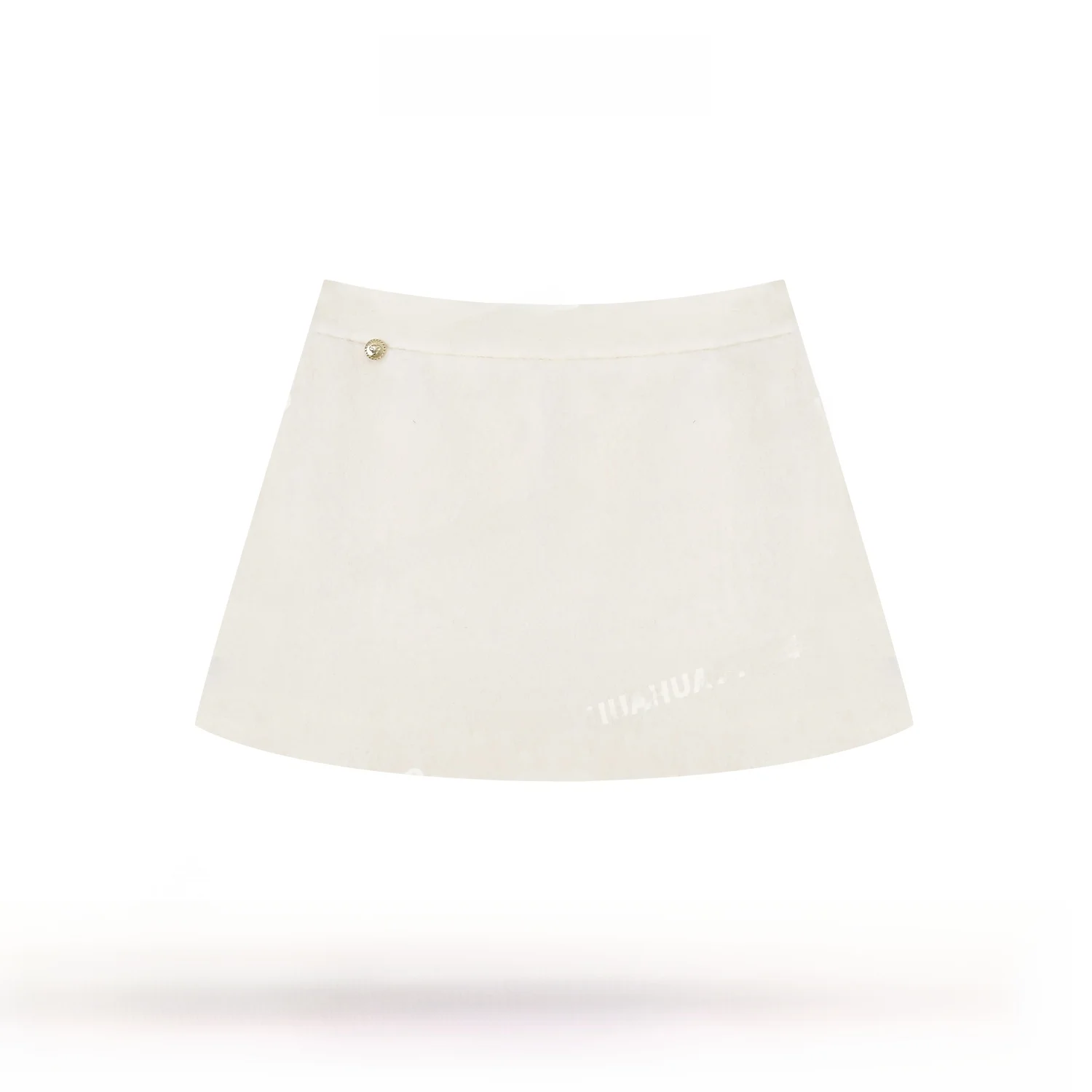 

HuaHua Korean Sle A-Line Skirt Woolen Bikkuri Faion Slimming Prevent Exposure f-length Skirt Pants