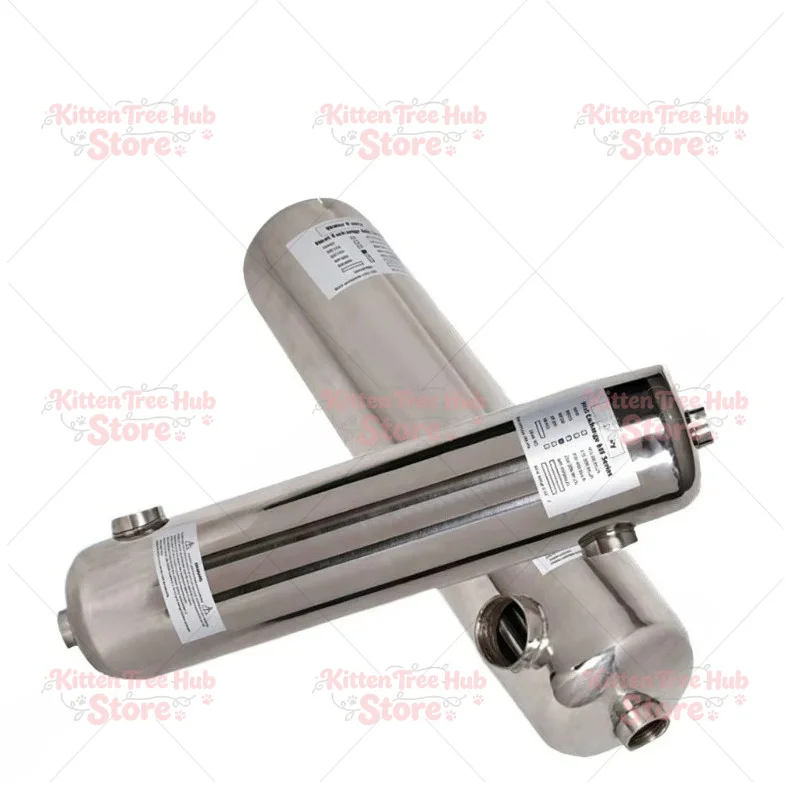 2026 Swimming pool spa cold and hot water heat exchanger stainless steel three T heat exchanger swimming pool tube