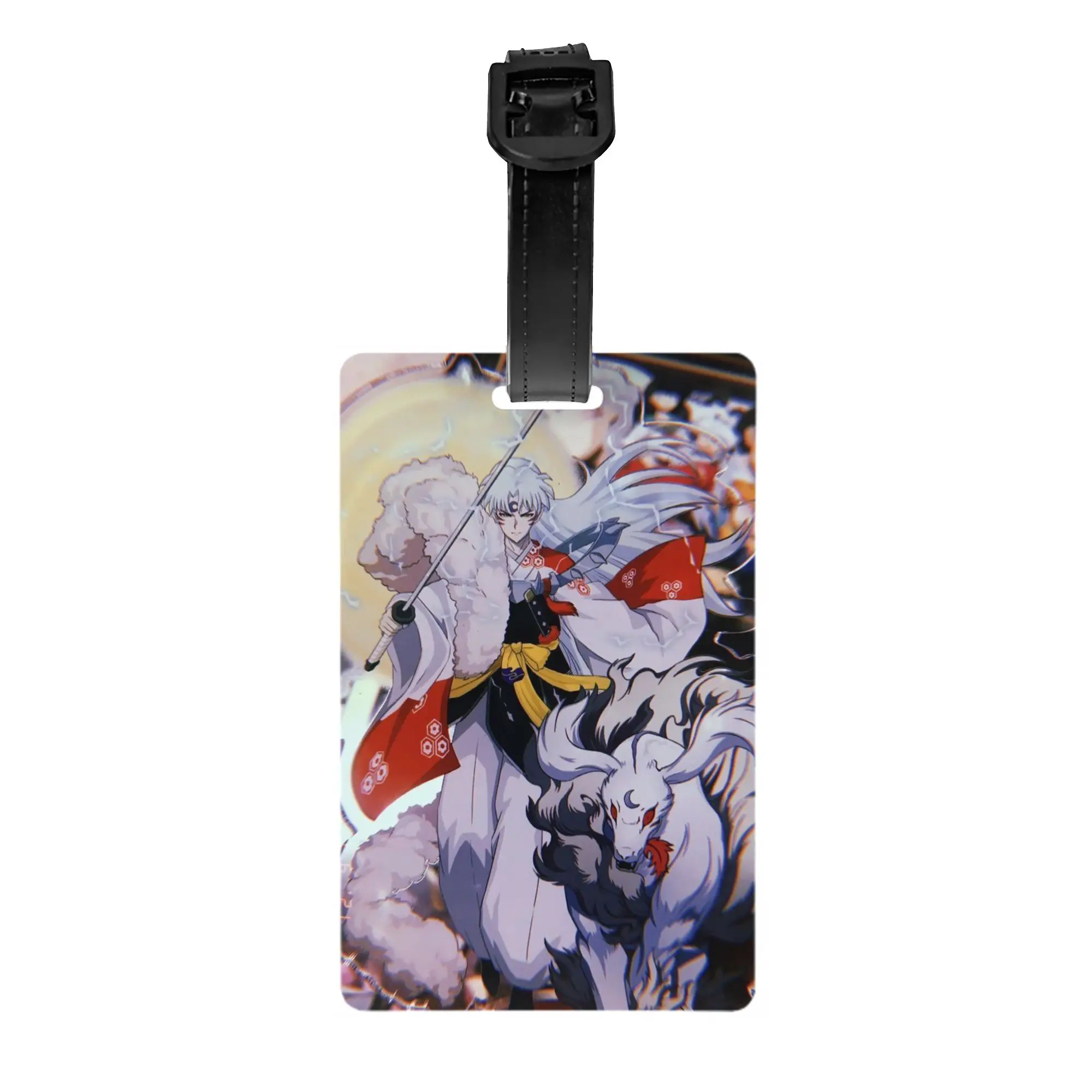Custom I-Inuyashaes Anime Luggage Tag for Suitcases  Privacy Cover ID Label