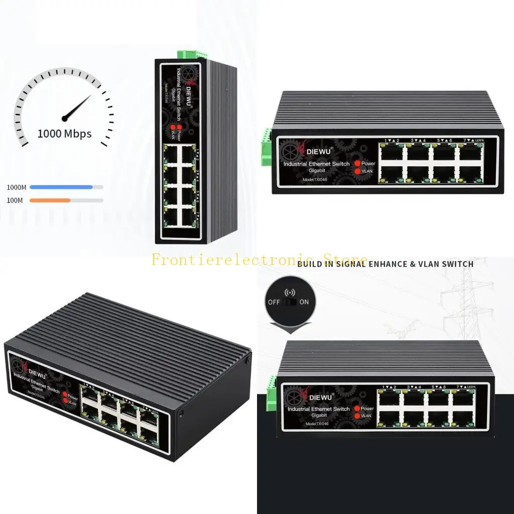 

G8DB TXI046 8-портовый коммутатор Ethernet 1000M Ethernet-концентратор домашней сети 10/100/1000 Мбит/с Rj45