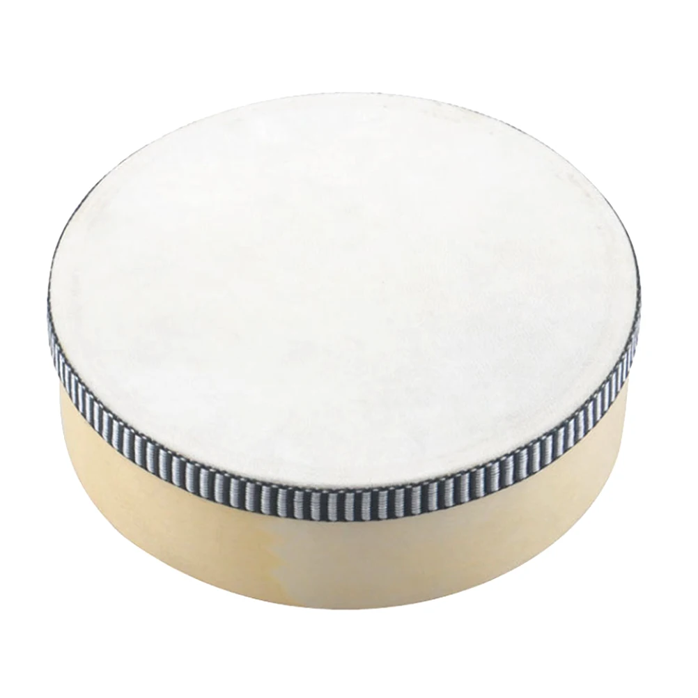 

8Inch Wooden Handheld Tambourine With Steel Balls For Fantastic Sound Percussion Musical Educational Instrument Ideal For