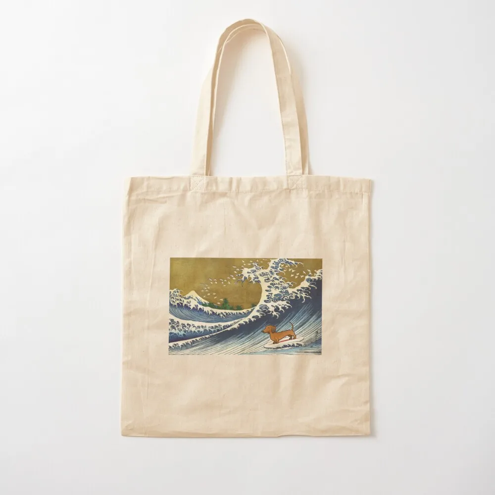 

Dachshund Tote Bag tote screen university bags woman 2025 Canvas