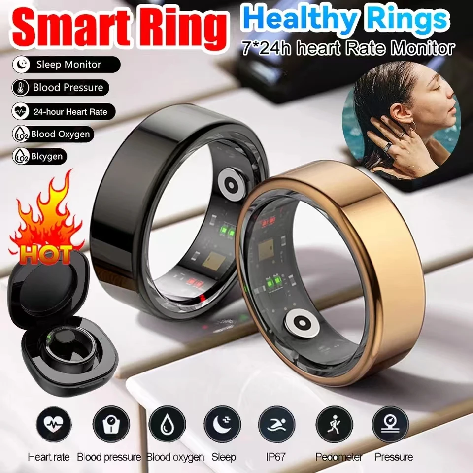 R02 Smart Ring Heart Rate and Blood Pressure Monitoring T800Ultra2 SmartWatch Bluetooth Call Health Sleep Monitoring Smart Watch