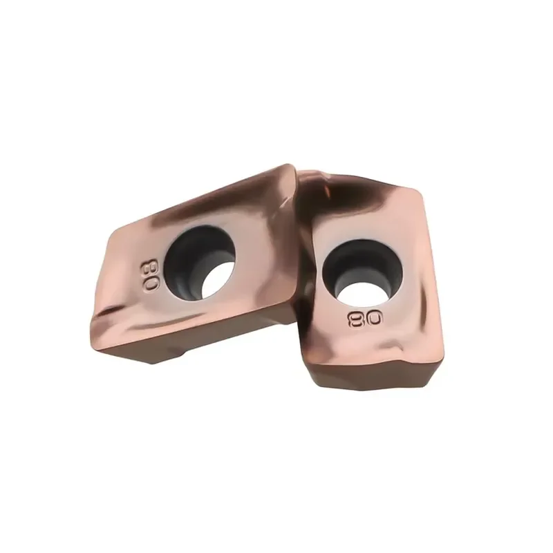 R390-180608M-PM Square PVD Coated Carbide Milling Inserts OEM Large Cutting Depth Strong Wear Resistance High Precision CNC