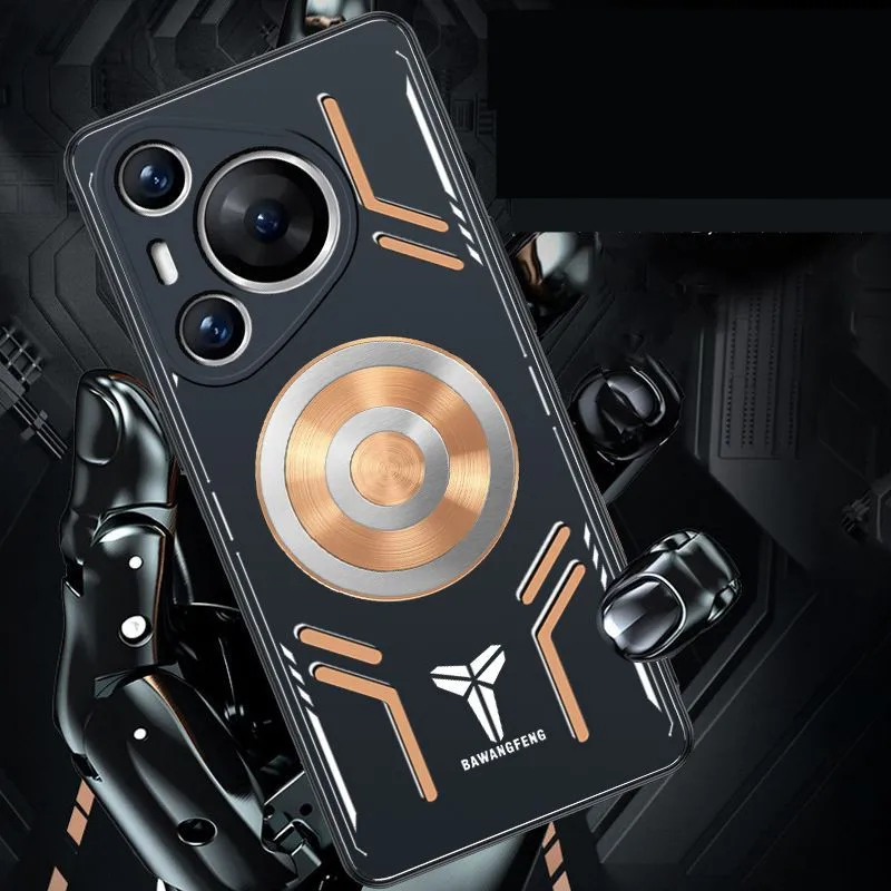 

Графеновый охлаждающий чехол для Huawei Pura 80 Ultra Pura80 Pro +, рассеивание тепла, магнитный автомобильный кронштейн, металлический чехол