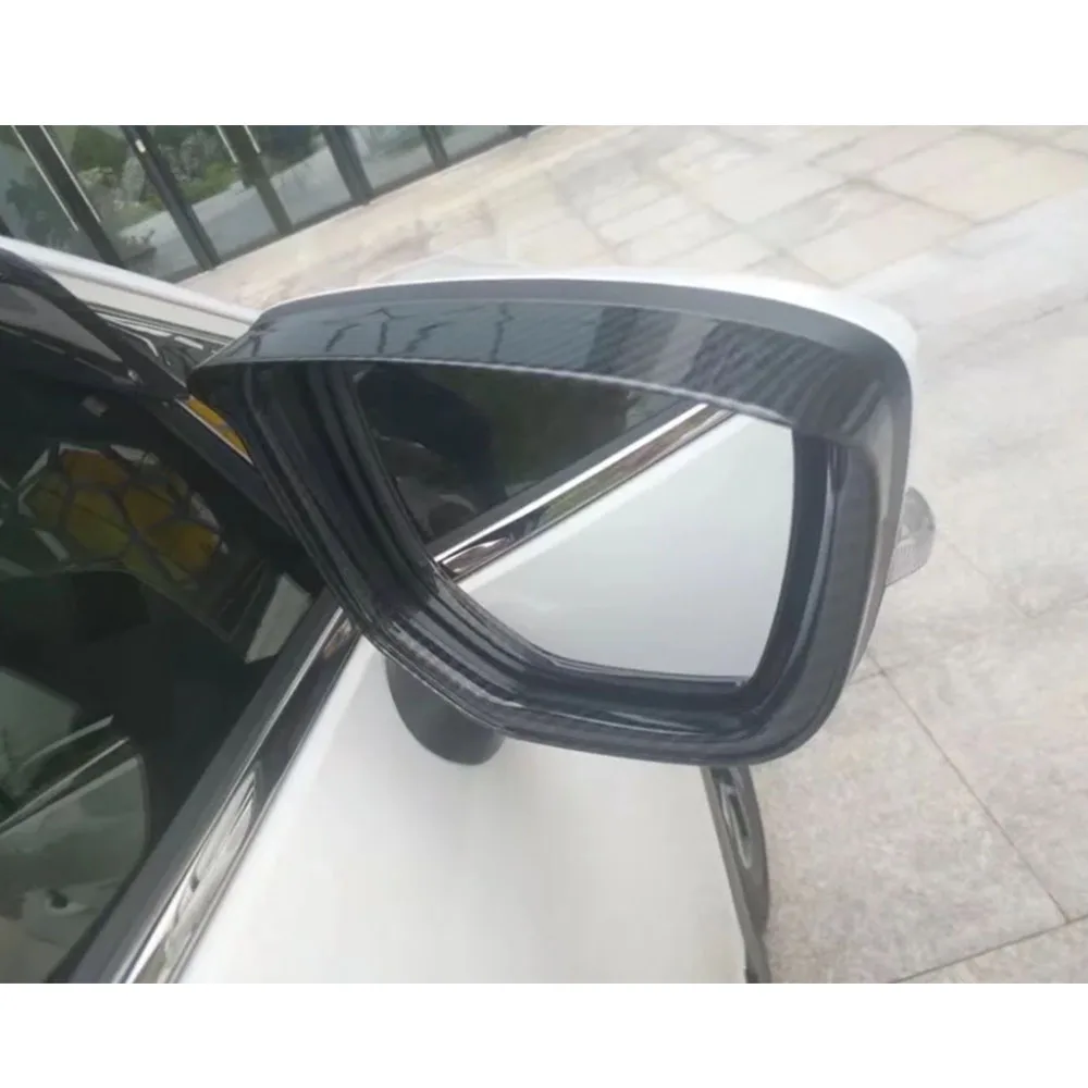 Dla Mitsubishi Eclipse krzyż 2017 2018 2019 2020 2021 z tyłu samochodu lusterko boczne wsteczne osłona przeciwdeszczowa przyciemniana osłona przeciwsłoneczna wykończenia 2 sztuk — zdjęcie 6