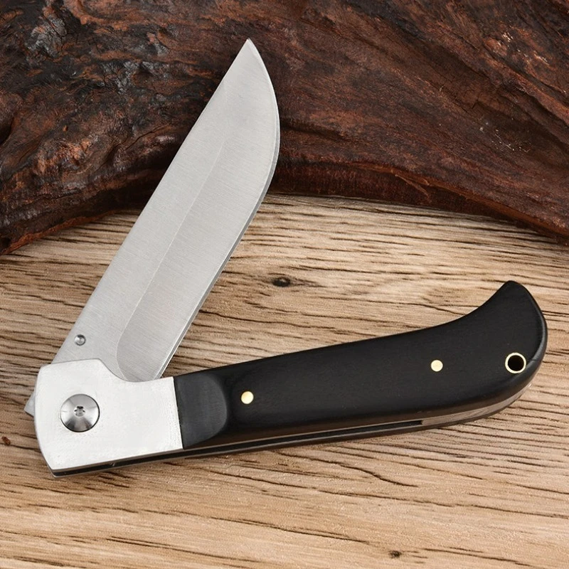 

Daily Use Folding Pocket Outdoor Camping Hiking Fishing Survival Knife Hunting 7CR15MOV Blade Portable Fruit Knives EDC Tools