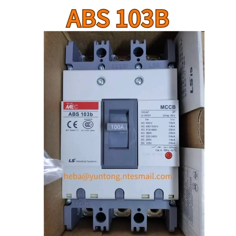 

New molded case circuit breaker ABS 103B