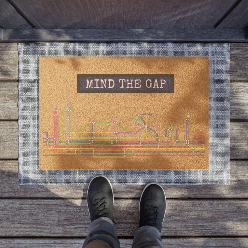 Mind The Gap Fußmatte, bunter  – Home Textiles London Bewertung und Preis