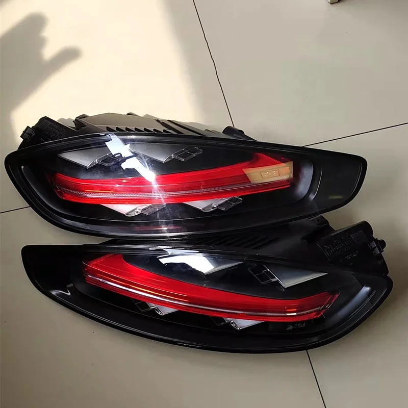 Factory Price Automotive Repair and Replacement Parts Easy Installation PP Material Auto Car Rear Tail Light for Porsche 718
