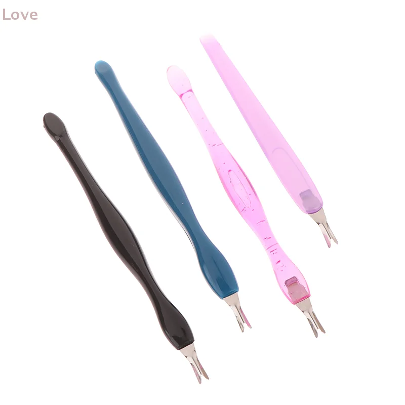 [L & P] 5 قطعة أداة إهاب الأظافر من الفولاذ المقاوم للصدأ أدوات إزالة بشرة الأظافر للأظافر الجلد الميت شوكة القراص انتهازي مانيكير المتقلب