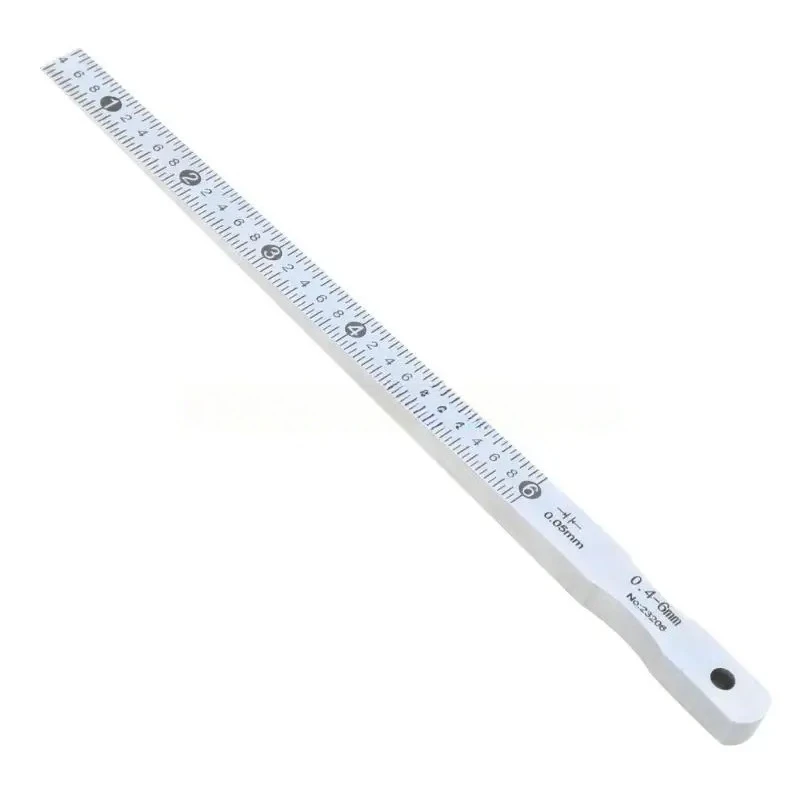 Practical Taper Gauge Gage Welding Feeler Gauge Hole Measure Tool 0.5-10mm 0.4-6mm Woodworking Caliper