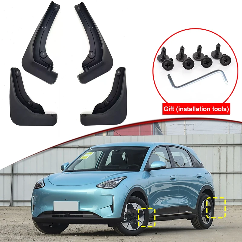 

Car Styling For Geely Geome Xingyuan 2025 2026 2027ABS Car Mud Flaps Splash Guard Mudguards MudFlaps Front Rear Fender Accessory
