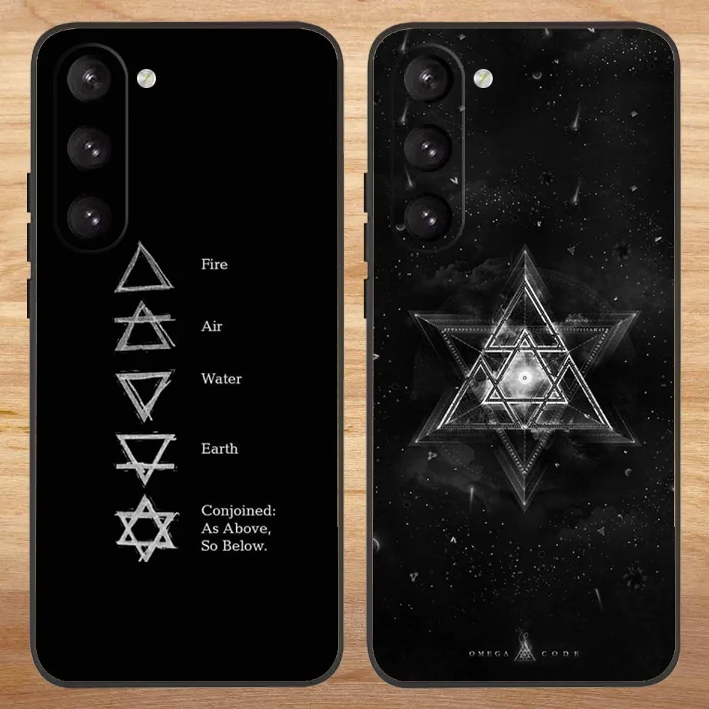 David Jewish Star Symbol Phone Case For Samsung S23,23,22,30,21,10,9,Note20 Ultra,Lite,Ultra,5G,Plus,FE,Black Soft Case