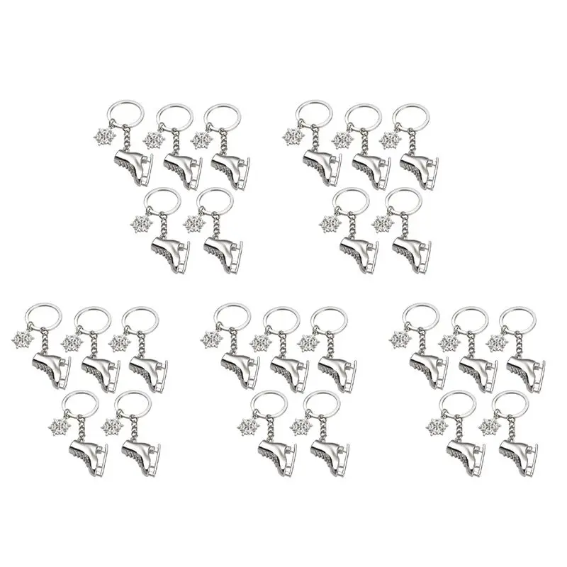 n35r-25-pack-ice-skates-snowflake-keychain-gift-3d-skating-skate-shoe-key-ring-for-winter-gift
