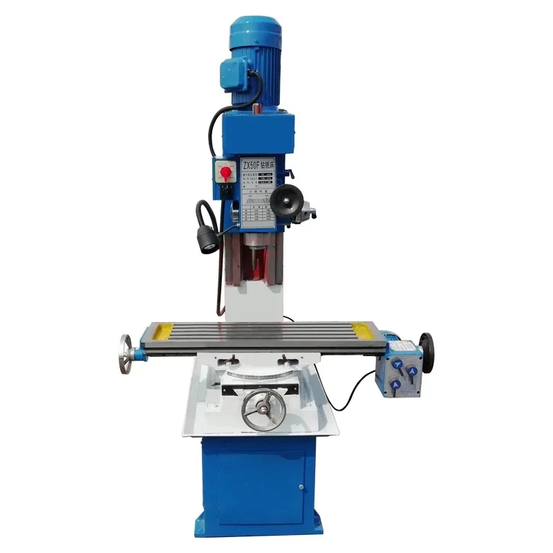 ZX50C Vertical Milling Machine High-quality Small Gear Drive Drilling And Milling Machine 220V/380V 40~1400r.p.m (800 x 240mm)