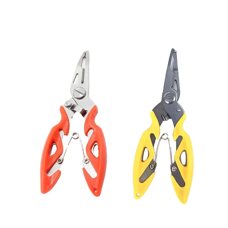 Multi Tool Haken Entferner Split Ring Opener Tackle Multiuse Braid Scissor Multitool Angeln Zange Fly Linie Draht Köder Köder Cutter