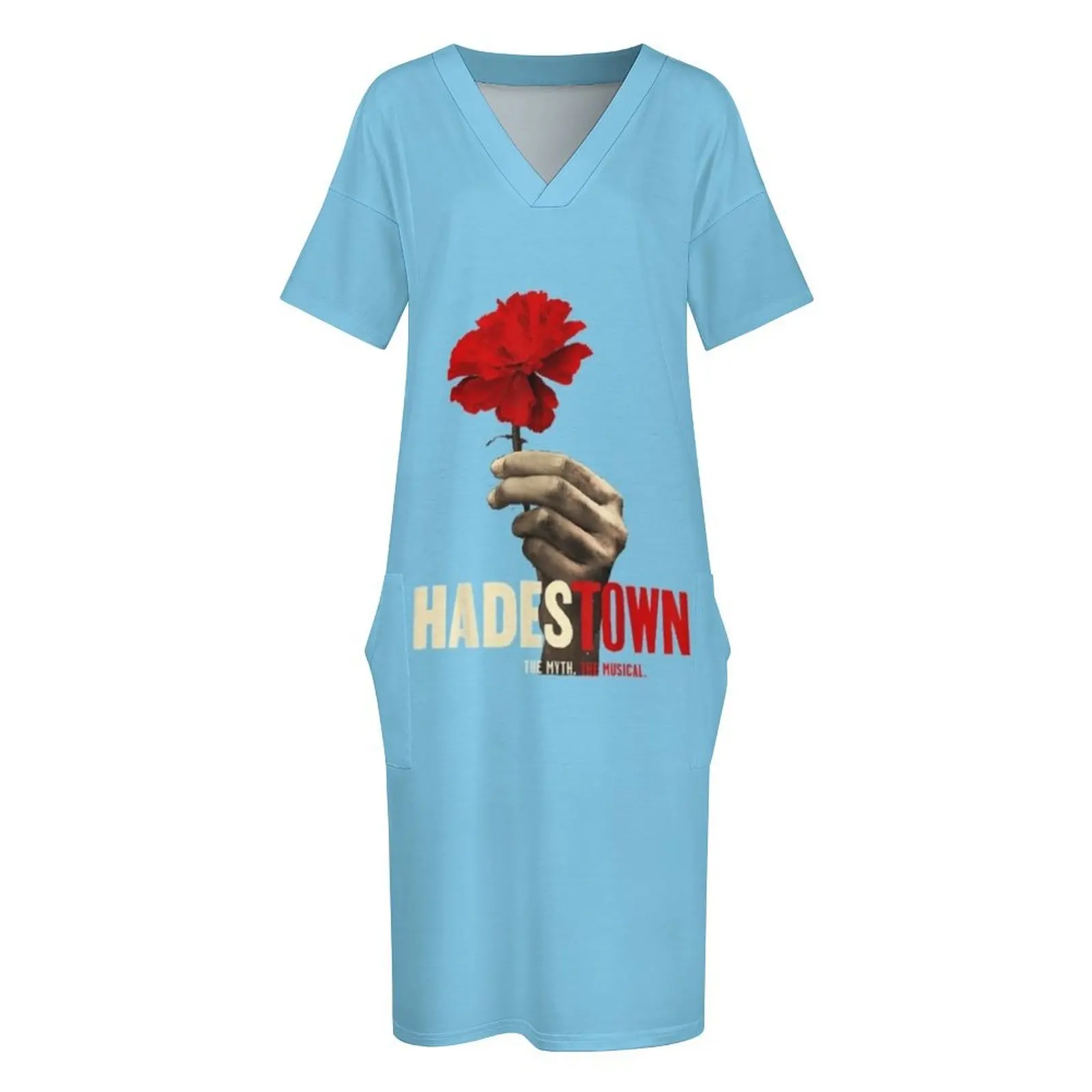 Hadestown - Hadestown flower - Hadestown The Musical Classic T-Shirt Loose Pocket Dress womens dress african dresses for woman