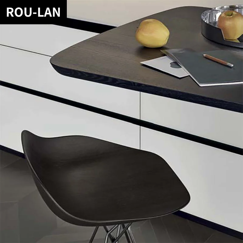 تخصيص المطبخ جزيرة خزانة أدوات المائدة خزانة طاولة الطعام خزانة أثاث المطبخ