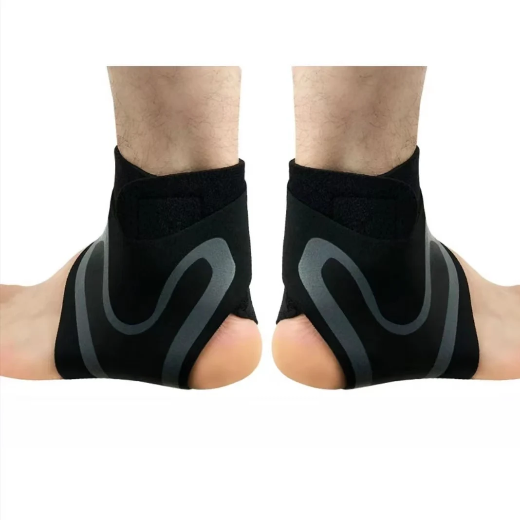 1Pcs  2Pcs Adjustable Compression Ankle Sleeve Elastic Ankle Brace Guard Foot Anti-Sprain Support Heel Protective Strap