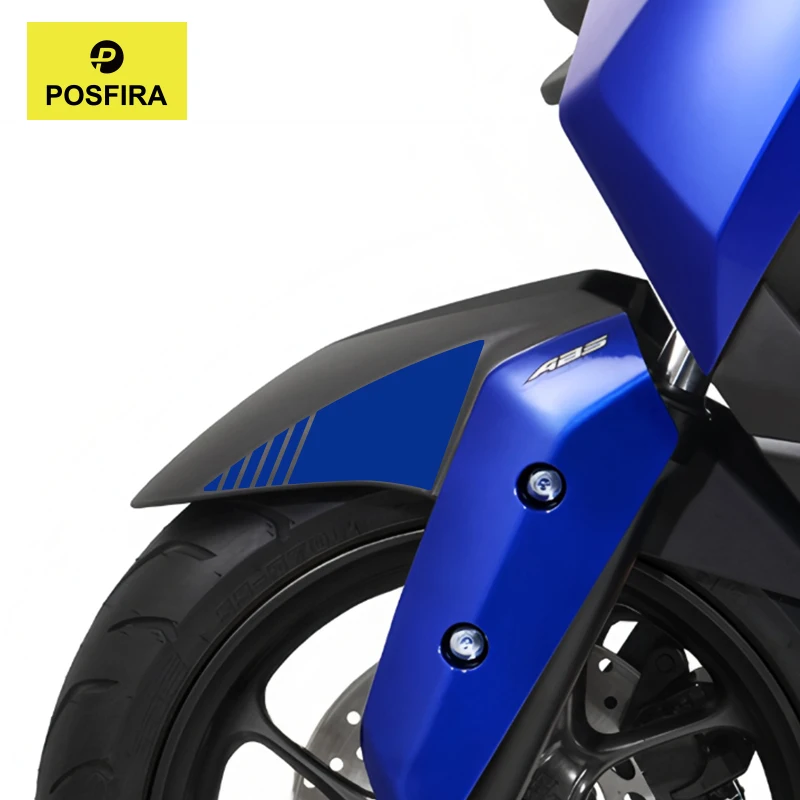 POSFIRA Motorcycle Front Fender Sticker Vinyl Decals for Yamaha NMAX 125 N MAX 125 NMAX125 2025-2026 Decoration Accessories