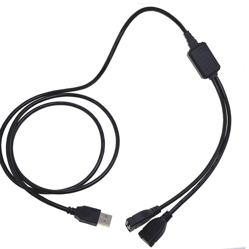 25cm 50cm 80cm USB Extender Charging Splitter Connected to USB Disk Keyboard Mouse 1/2 Multi Port Laptop Extension Cable