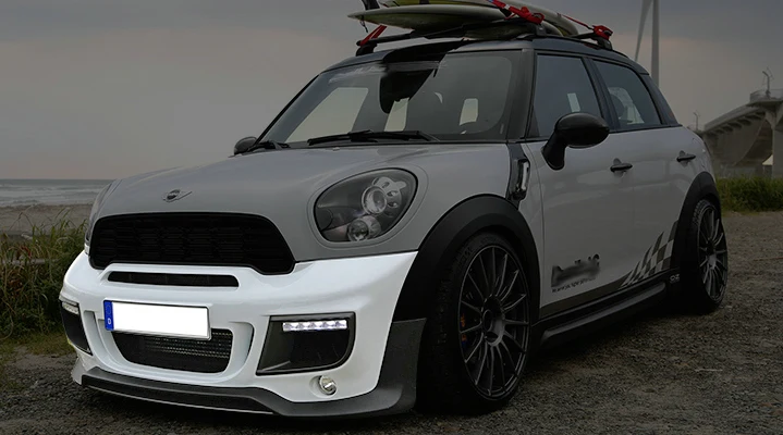 for Mini Cooper R60 Countryman DAG Front Bumper With LED Light