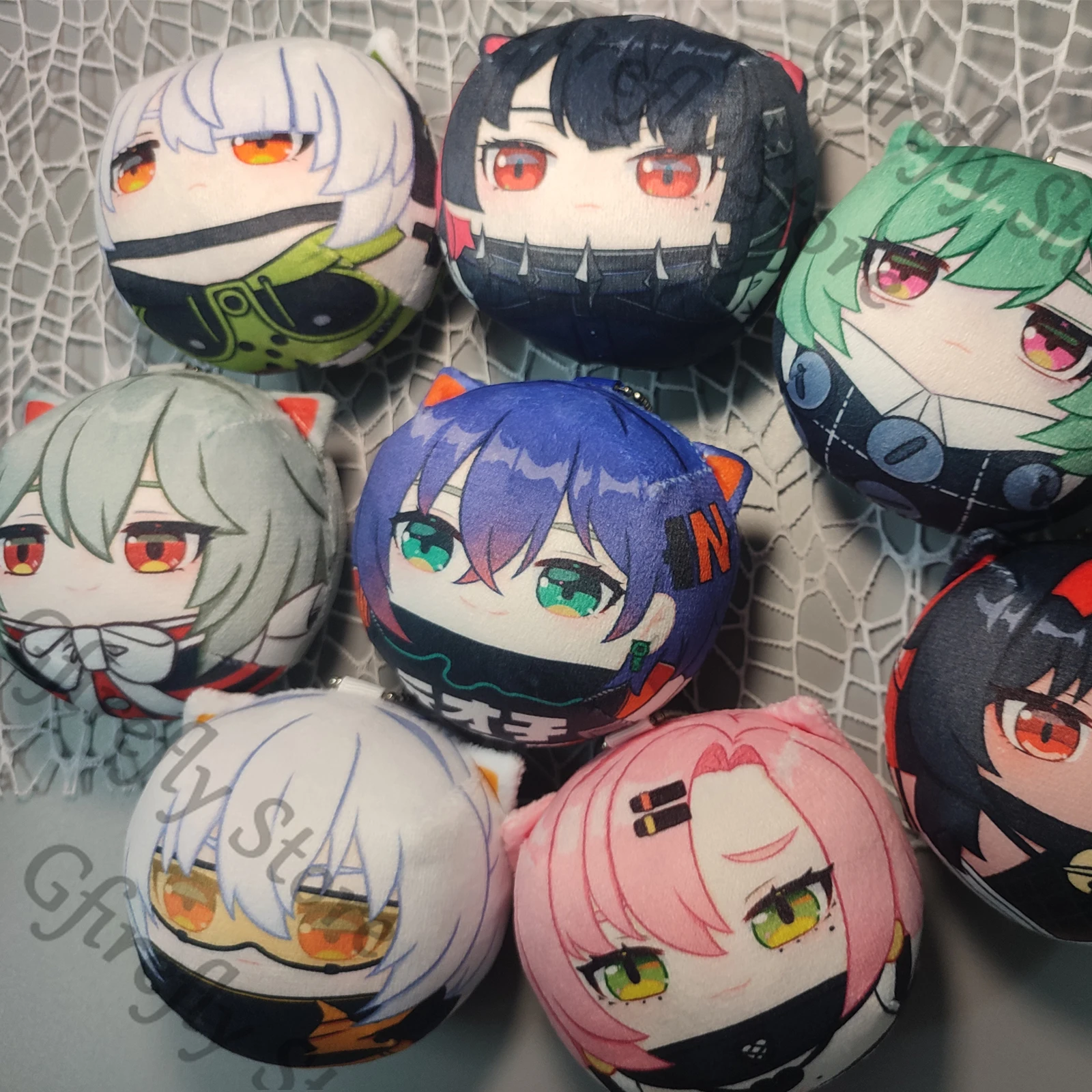

Zenless Zone Zero Anby Demara Nicole Cotton Pendant Nekomiya Mana Keychain Cosplay Maumet Ornaments Hanging Drop